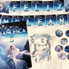 Kit decoración para cumpleaños Frozen II el Nokk