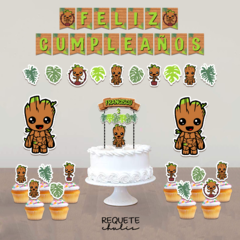 Kit cumpleaños deco mini Groot