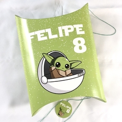 Piñata tipo pillow baby yoda grogu