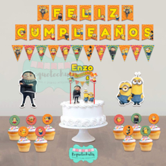 Kit imprimible deco básico minions