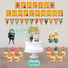 Kit cumpleaños mini minions
