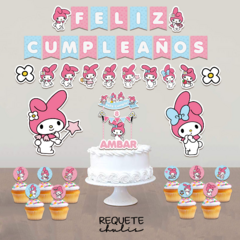 Kit cumpleaños deco mini My Melody