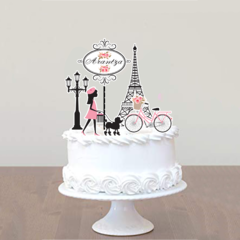 Cake topper Pincho Adorno torta Personalizado Parisino - comprar online