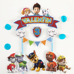 Kit decoración para cumpleaños Paw Patrol - comprar online