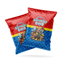 Pack 10 bolsitas golosineras chip bags Paw Patrol