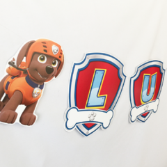 Guirnalda Banderín Personalizada Paw Patrol