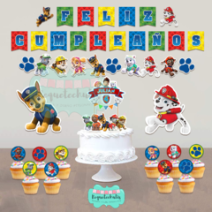 Kit imprimible deco básico Paw patrol