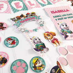 Kit decoración para cumpleaños Paw Patrol Skye Everest - comprar online