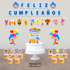 Kit cumpleaños deco mini payaso Plim Plim