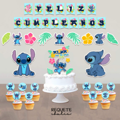 Kit cumpleaños deco mini Stitch