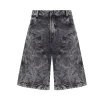 Black denim short - Barro - comprar en línea