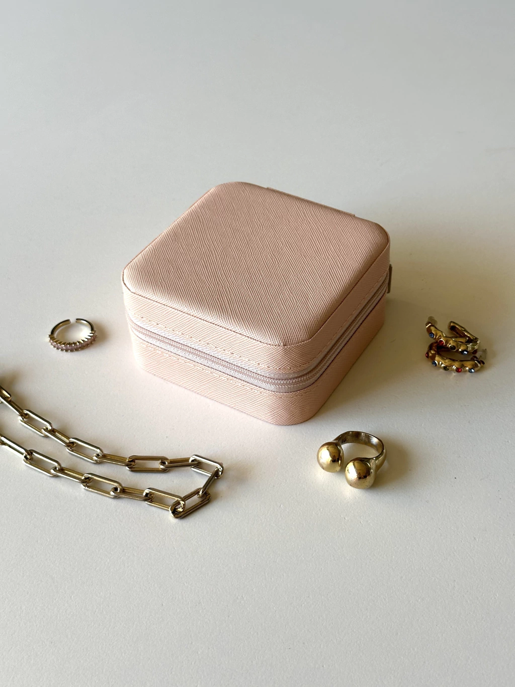 Alhajero de viaje rosa