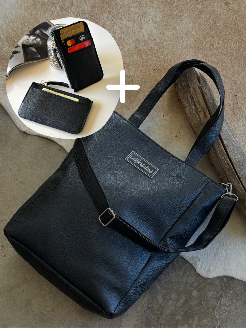 Cartera Atenas + Tarjetero