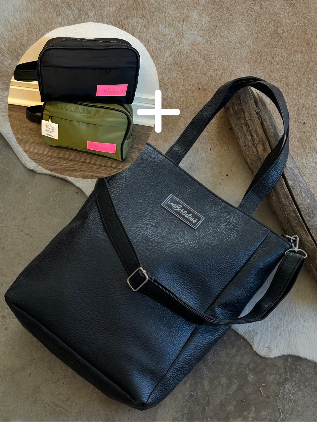 Cartera Atenas + 2 Neceser Firenze