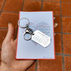 Llavero calendario de acero quirúrgico - comprar online