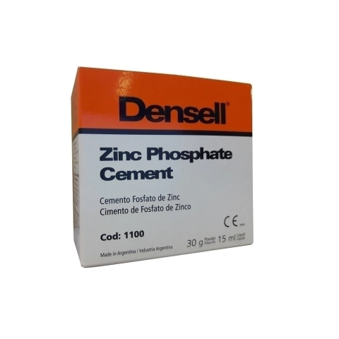 Cemento De Fosfato De Zinc Avío Polvo 30g + Líquido 15ml Densell (1100)