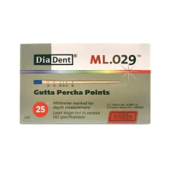 Conos de Gutta Percha Milimetrados 120u Diadent en internet