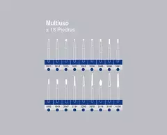 Kit 18 Piedras Diamantadas Multiuso Microdont en internet