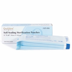Pouch P/Esterilización 9x26cm 200u Autosellable Qualident - comprar online