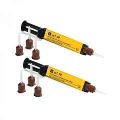 Cemento De Resina Dual 2 Jeringas + 28 Puntas SET PP SDI
