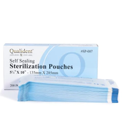 Pouch P/Esterilización 13x28cm 200u Autosellable Qualident - comprar online