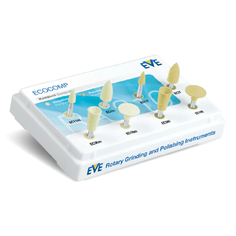 Kit 8 Pulidores para Composite Ecocomp RA 210 EVE
