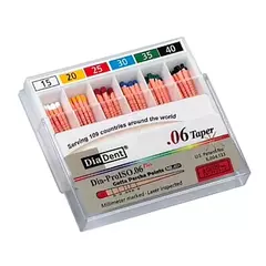 Conos de gutta percha con taper especial x60u Diadent - comprar online