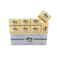 Compresas Descartables 3 Capas Ultra One AMARILLAS (Caja Cerrada x10 paq.)