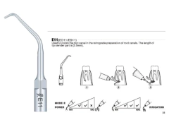 Punta Para Cavitador Endodoncia E11 Woodpecker - comprar online