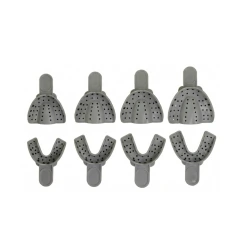 Cubetas de Impresion Parciales Grises x 8 ud. Drillco
