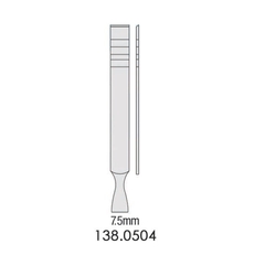 Cincel Graduado 7,5mm Recto Para Hueso 138.0504 Medisporex