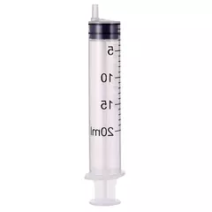 Jeringa Descartable 20ml sin aguja Luer Slip (X UNIDAD) - comprar online