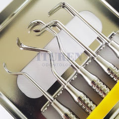 Kit 5 Curetas Para Elevación De Seno + bandeja 1304 Medesy en internet