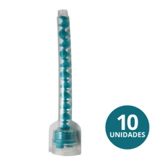 10 Puntas Mezcladora Para Silicona bite/gingival/cristal/temp Verde (1099) - comprar online