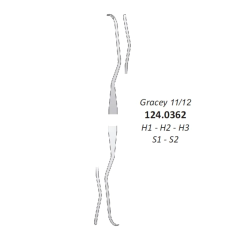 Cureta Mini Gracey 11/12 Mango Anatómico Medisporex - comprar online