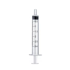 Jeringa Descartable 3ml sin aguja Luer Slip (X UNIDAD)