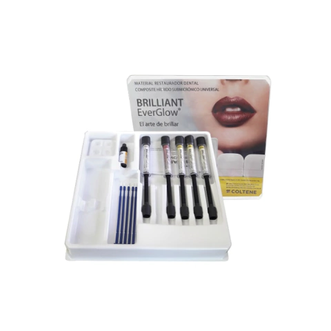 Kit Composite 5 jeringas + Adhesivo 3ml Brilliant Everglow Coltene
