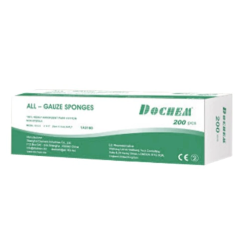 Gasa Sin Tejer 5x5 200u No Estéril Dochem