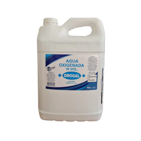 Agua oxigenada 10 Vol 5lts -Varias Marcas
