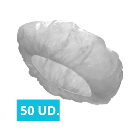 Cofias plisadas descartables x50u