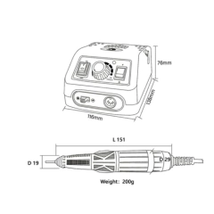 Micromotor Laboratorio FUSION 35000 RPM - comprar online