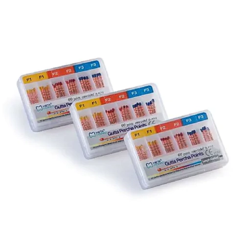 Conos de Gutta Percha Milimetrados Meta Biomed
