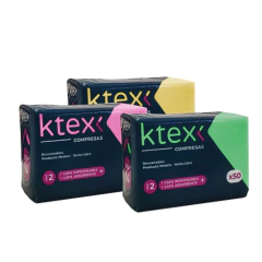 Imagen de Compresas Descartables 50u K-Tex PRO2- Varios Colores