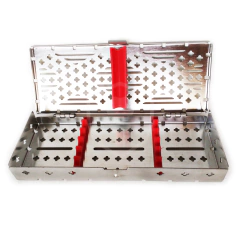 Caja Metálica Cassette Para 5 Instrumentos 18,5x6,5x2,5cm Panorama - comprar online
