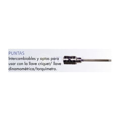 Imagen de Puntas P/ Llave Criquet / Dinamométrica / Torquímetro Byw Implantes