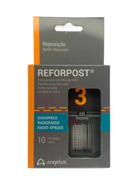 Reforpost 3 Perno Paralelo De Fibra De Vidrio X10u Angelus - comprar online