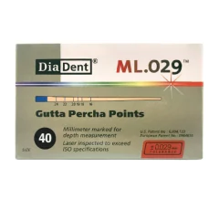 Conos de Gutta Percha Milimetrados 120u Diadent - Dentalpack