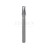 Fresa Carburo Troncocónica Plana Dentada Turbina FG JET (varias medidas)