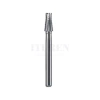 Fresa Carburo Troncocónica Plana Dentada Turbina FG JET (varias medidas)