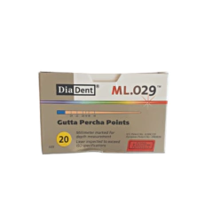 Conos de Gutta Percha Milimetrados 120u Diadent - comprar online